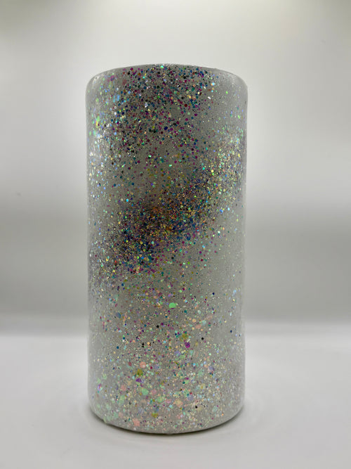 12oz Slim Can Cooler - Opalite White