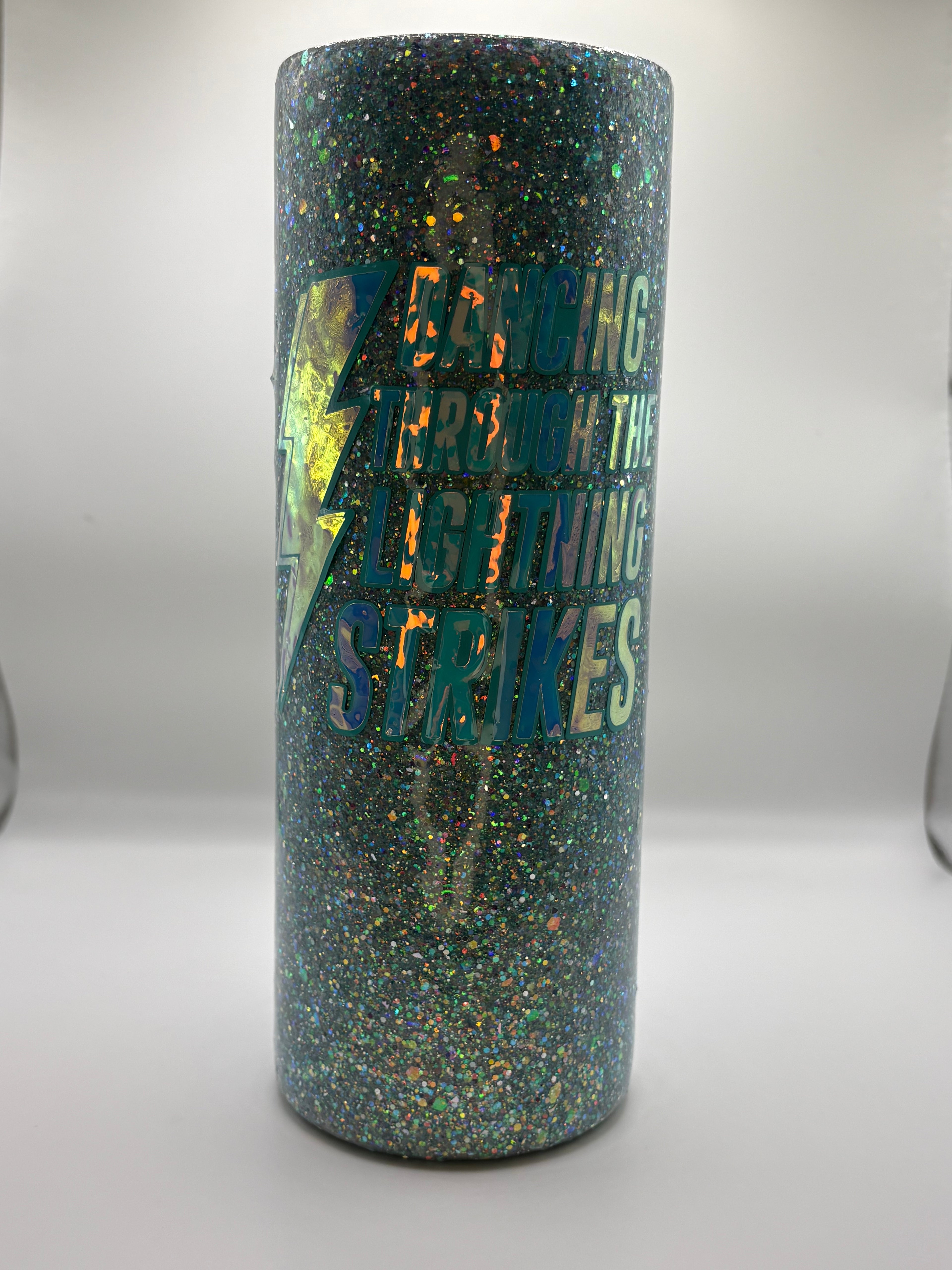 12oz Slim Can Cooler - Opalite Blue