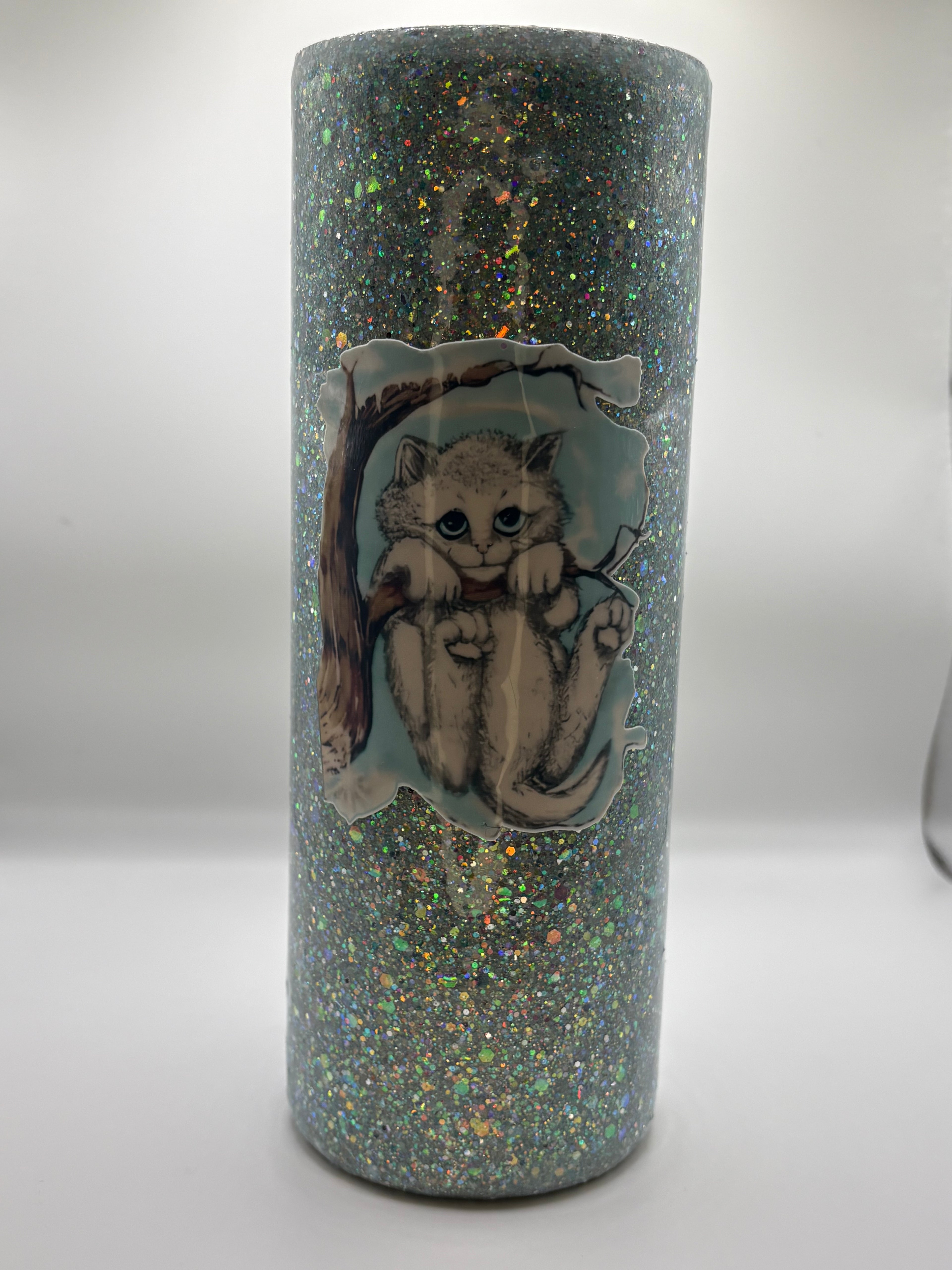 12oz Slim Can Cooler - Opalite Blue